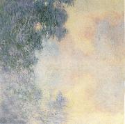 Claude Monet Arm of  the Seine near Giverny in the Fog painting